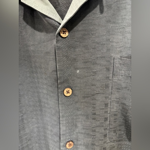 Tommy Bahama 100% Silk Gambling Print Camp Shirt Cruise‎ Vacation Resortwear XL - Picture 8 of 9